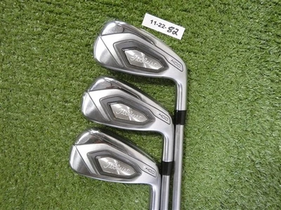 Titleist T400 Irons 7-9 (No P Wedge) Fubuki MV 55 Regular Graphite Excellent - Image 1 of 4