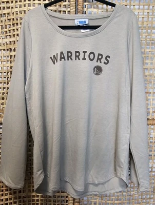 NBA 金州勇士队女式长袖圆领 T 码 XL 码 — 第 1/4 张图片