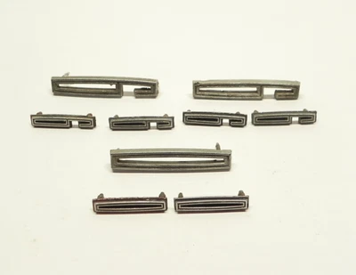 LOTE DE 3 JUEGOS COMPLETOS DE GUIONES EMBLEMA "990" AMC EMBAJADOR 990 1965-1966 Foto 1 de 4