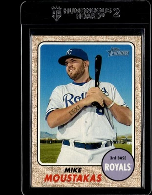 2017 Topps Heritage #387 Mike Moustakas - Image 1 of 2