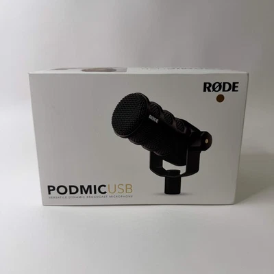 New Rode Podmic USB Dynamic Broadcast Microphone - Image 1 of 4