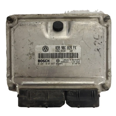 SEAT LEON ECU / 038906019FK / 0281010687 / BOSCH - Immagine 1 di 3