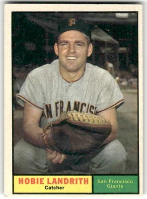 1961 Topps #114 Hobie Landrith - Image 1 of 2