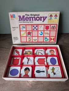 Vintage 1980 The Original Memory Card Matching Game Milton Bradley Complete - Picture 1 of 7