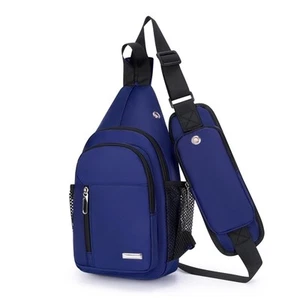 Waterproof Sling Bag Crossbody Backpack Unisex Chest Bags for Women Men Hikin... - Picture 1 of 8