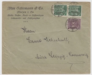 DR Firmenbrief Wurzen Sachsen - Leipzig 11.7.1923 - Bild 1 von 2