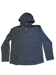 Volcom Hoodie Pullover Mens XL Geometric Print Lightweight Long Sleeve Pocket - Picture 1 of 17