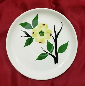 Joni Dixie Dogwood Saucer * Hand Painted Stetson Pottery * Replacement * MCM - Picture 1 of 3