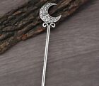 Crescent Moon Hair Stick Pin Witchcraft Wicca Pagan FREE SHIPPING