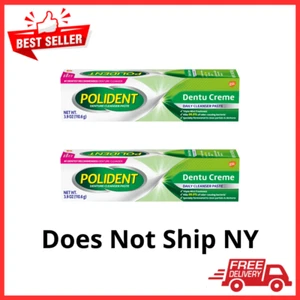 Polident Paste for Denture & Partials Cleaning, Triple Mint Freshness,3.9 oz 2pk - Picture 1 of 12