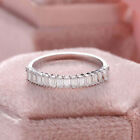 Half Eternity Wedding Band Ring 1/2 Ct Certified Natural Diamond 10K White Gold
