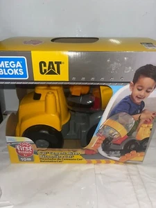 Mezclador de cemento CAT Mega Bloks primeros constructores 1+ 10 piezas nuevo - Imagen 1 de 7