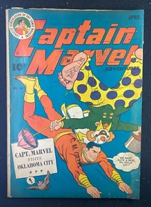 Captain Marvel Adventures (1941) #34 GD/VG (3.0) C. C. Beck Fawcett Publications - Imagen 1 de 2