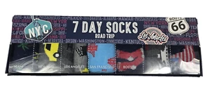 Route 66 7 Socks Road Trip 7 Pack Gift Set - Picture 1 of 4