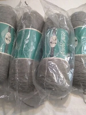 9 hilos Kleiner Sweet Baby gris jaspeado 50 % mezcla de lana virgen 2 OZ cada uno 4 capas Foto 1 de 4