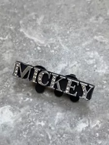 DISNEY DLRP MICKEY JEWELLED NAME PIN BADGE - Picture 1 of 2