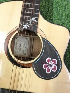 Acoustic Classical Guitar inlay Rosewood Pickguard AdhesiveTape Back PGMTRC32 - Picture 1 of 4