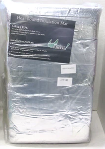 394Mil Thick 43.4 Sq.Ft. Sound Deadener for Cars-Foil Backed Self Adhesive Mat - Picture 1 of 3