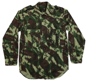 Vintage Rare Camo Army Button Down Shirt Size Small Undbranded - Picture 1 of 8