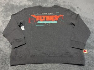 NEW Disney Sweater Adult XXL Gray TRON Lightcycle Run Flynns Top Score Club Park - Picture 1 of 9