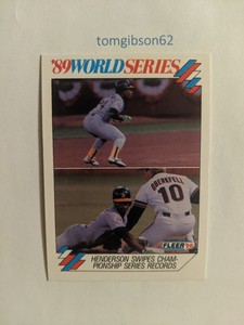 1990 Fleer Rickey Henderson #11 of 12 Free Shipping