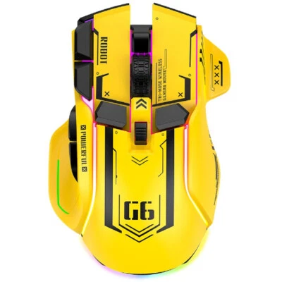 Tri-mode 2.4G USB Bluetooth Wireless Gamimg Mouse 12 keys RGB Game Wired  - Image 1 of 4