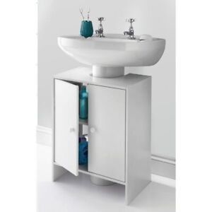 New White Under sink Cabinet For Storing Away Your Bathroom Accessories
