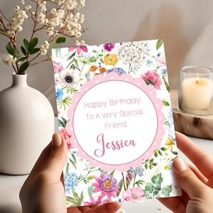Personalised Birthday Card For Daughter, Granddaughter, Sister, Female Friend - Picture 1 of 7