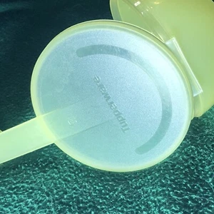 Tupperware Onion Tomato Keeper Hinged Hanging Fridge Yellow Green Clear 5106A-2 - Picture 1 of 6
