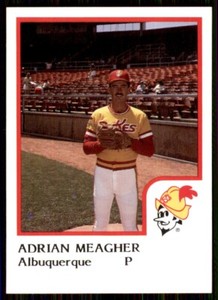 1986 ProCards Albuquerque Dukes Adrian Meagher Albuquerque Dukes #16