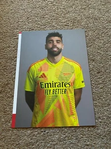 Arsenal Official 9x7 Inch Clubcards - Pre Printed Signatures -2024/25 - Raya - Picture 1 of 2
