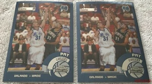 2002-03 Topps Chrome Pat Burke #130 novato lote de 2 Orlando Magic - Imagen 1 de 2