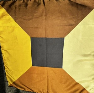 Bufanda de bolsillo de seda vintage pañuelo cuadrado hecho en Italia - Imagen 1 de 1