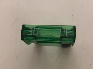 30 AMP GREEN MAXI BLADE FUSE CAR VAN TRUCK LORRY X10 (PACK 10) - Picture 1 of 3