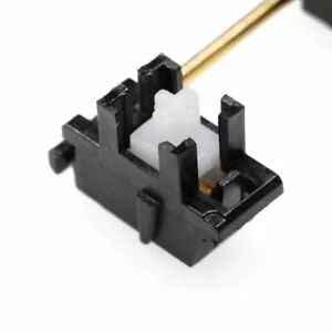 EVERGLIDE PANDA BLACK WHITE GOLD PLATED PLATE MOUNTED STABILIZER GH60 GH60Plus - Picture 1 of 7