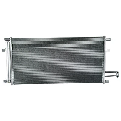 Silver A/C Condenser For 2014-18 Chevy Silverado 1500 GMC Sierra 1500 5.3L 6.2L - Image 1 of 4