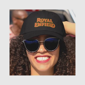 Retro Vintage Classic Royal Enfield  Motorcycle Logo Biker Quality Baseball Cap - Picture 1 of 6