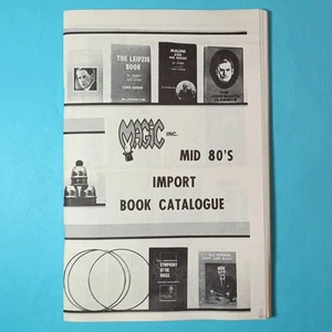 Magic Inc. Catálogo de libros de importación vintage de mediados de los 80 - Imagen 1 de 6