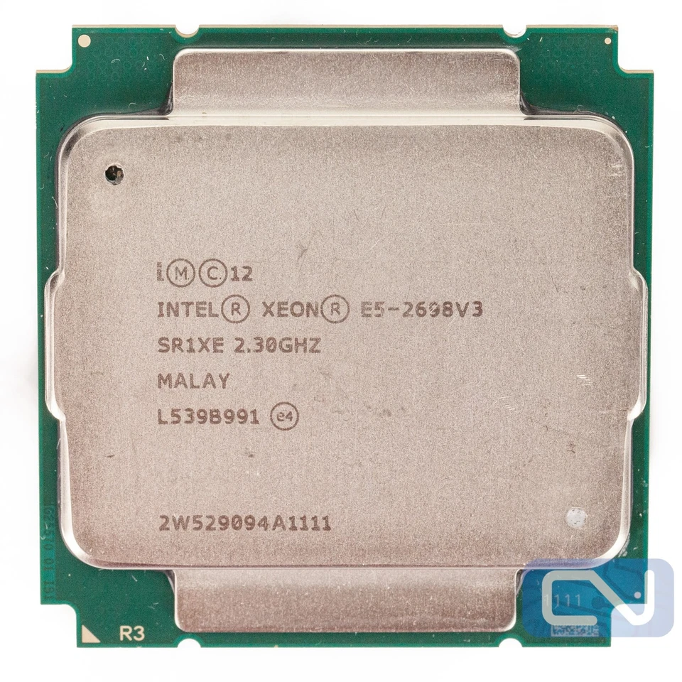 Procesador CPU Intel Xeon E5-2698 v3 2,3 GHz 40M 9,6 GT/s SR1XE LGA2011-3 grado B Foto 1 de 4
