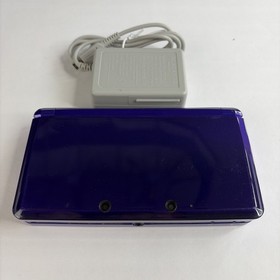 Nintendo 3DS Handheld Video Game Console Purple CTR-001 (USA) W Charger