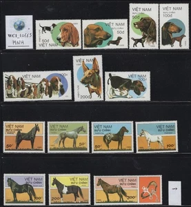 WC1_10665* NORDVIETNAM. Schönes Lot von 1989-1990 Sätzen & Briefmarken. MNH - Bild 1 von 1