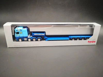Herpa MB Actros Gigaspace Tunga Divisionen Jinert Goldhofer *Vi1000-1-5000 - Bild 1 von 4