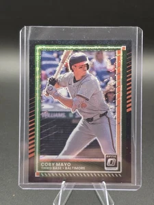 2025 Panini Donruss Optic #5 Coby Mayo RC Rookie Card SP Black Disco Prizm - Picture 1 of 2