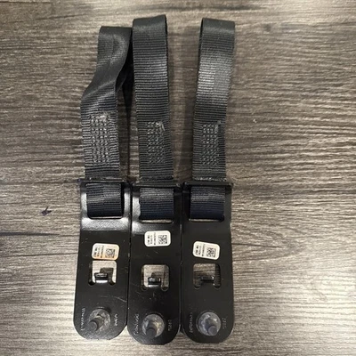 11-18 DODGE RAM 1500 2500 CHILD REAR CAR SEAT TETHER STRAP SET (3) P52029441AA - Image 1 of 4