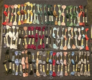 Lot Of 130 +  DMC Embroidery Thread Assorted Colors  - Picture 1 of 11