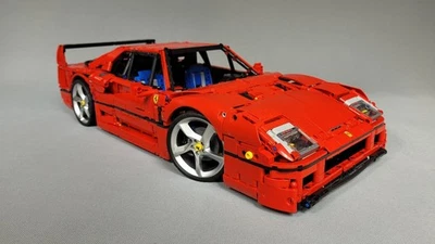 Original Lego Technic / Technik Ferrari F40 MOC avec notice de montage. - Photo 1/4