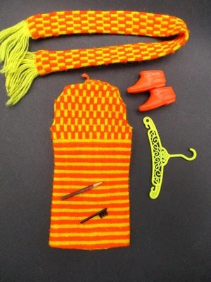 De colección 1968 Mattel Twiggy TWIGSTER Traje #1727 Mod Barbie Muñeca Ropa Foto 1 de 4