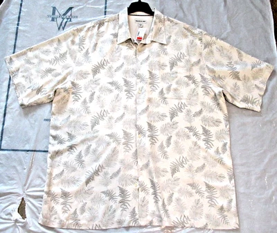 PRONTO UOMO  "MENS 100% SILK SHIRT" ~ (SIZE: 3XLT) ~  ** BRAND NEW / WITH TAG ** - Image 1 of 4