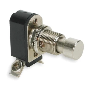 POWER FIRST 2VLN3 MiniaturePushButtnSwitch,Silver,SPST 2VLN3 - Picture 1 of 1