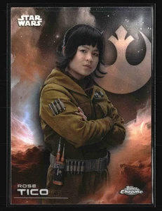 2025 Topps Chrome Star Wars Base #158 Rose Tico The Last Jedi *2 - Picture 1 of 2